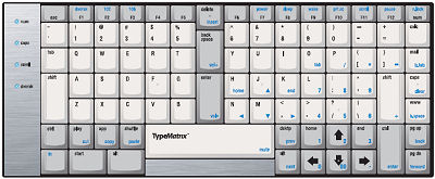 Picture of the TypeMatrix USB EZ Reach Keyboard (2009 Edition) by TypeMatrix