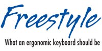 Freestyle - What an ergonomic keyboard should be (logo)