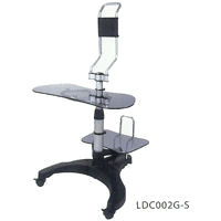 Picture of Mobile Workstation with Tempered Glass LCD Cart by AIData