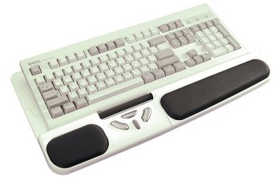 Roller Mouse Station - with conventional keyboard