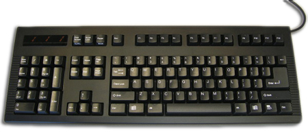 Left Handed Keyboard with Mirrored Numeric Keypad on Left Side