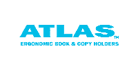 Atlas ergonomic book and copy holders logo