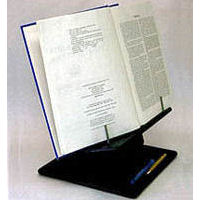 Atlas-LC book holder with book - side view