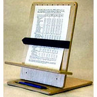Atlas Standard book holder with papers and wide line guide