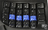 Embedded 10-key layout