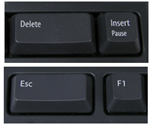 Double Wide Delete and Escape Keys