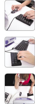 Removable Palm Supports on the Kinesis Maxim  Adjustable Keyboard